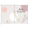 Floral Feminine "Happy Birthday" - Free Printable Birthday Cards ...